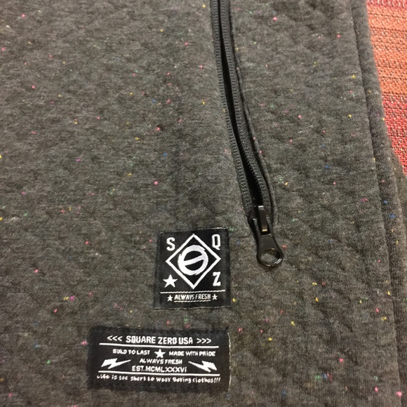 Square Zero Mens Quilted Baseball Jersey ~ Size XL - Picture 5 of 6